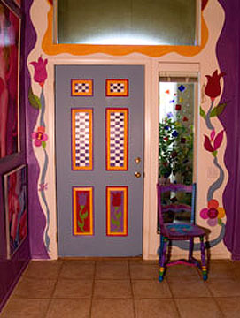front entrance to house - interior
