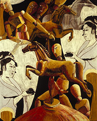 Bodhicitta, acrylic painting on canvas